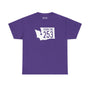 Purple From the 253 Washington State Athletic Tee featuring the state shape and star on Tacoma.