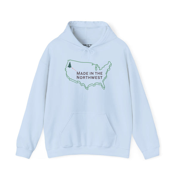 Evergreen is Where It's At Cozy Hoodie