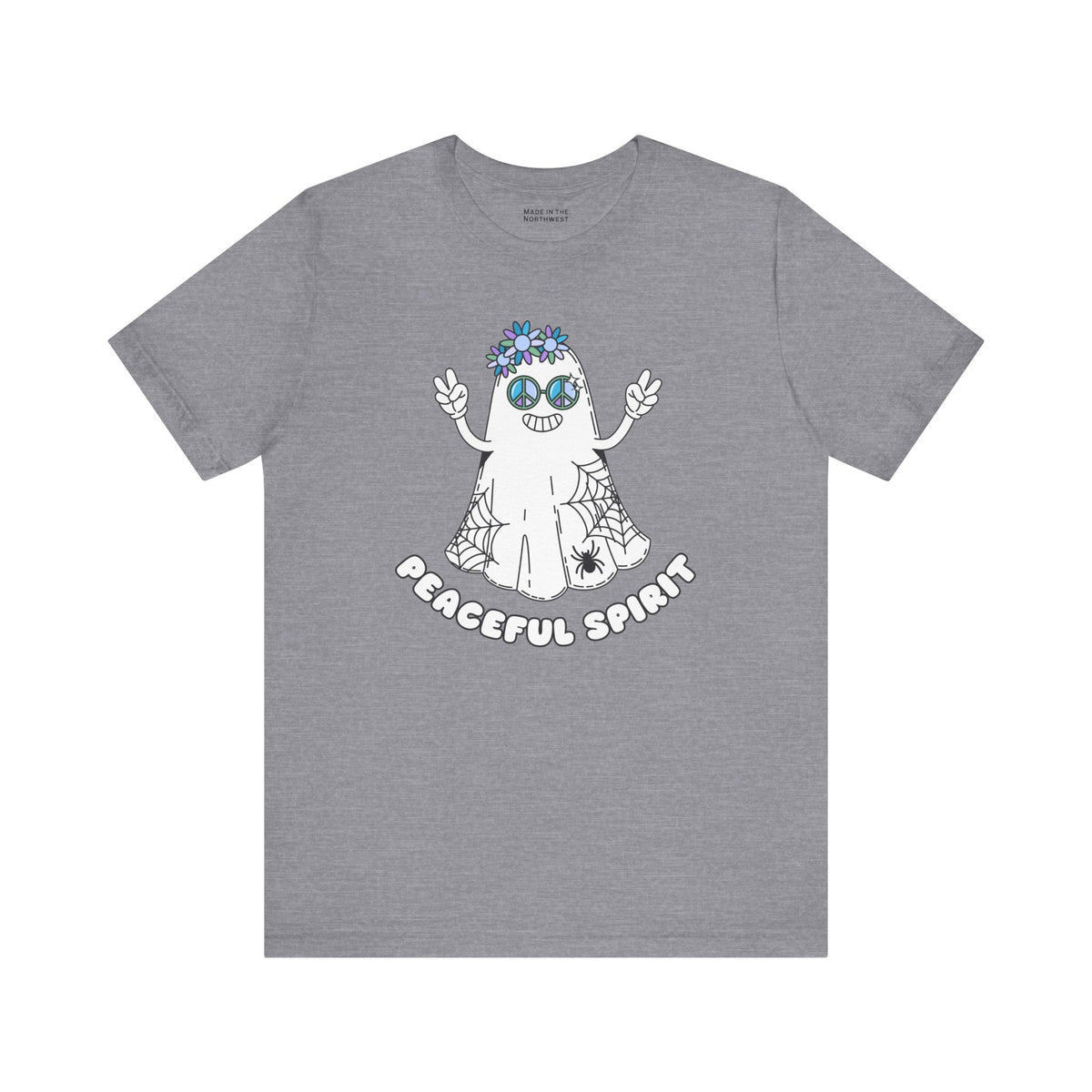 Peaceful Spirit Hippie Ghost Softstyle T-Shirt