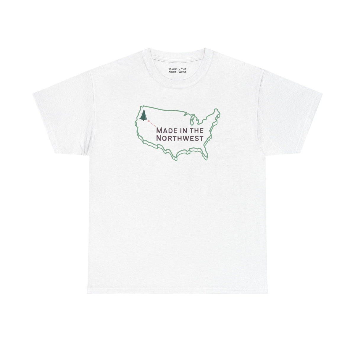 Evergreen is Where It's At Athletic Tee