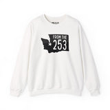 White sweatshirt featuring 