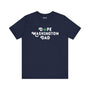 Dope Washington Dad premium soft tee featuring a marijuana leaf in the word 'Dope', perfect for relaxed dads.