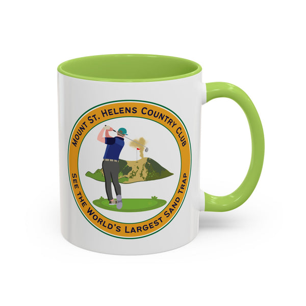 Mount St. Helens Country Club Golf Ceramic Coffee Mug