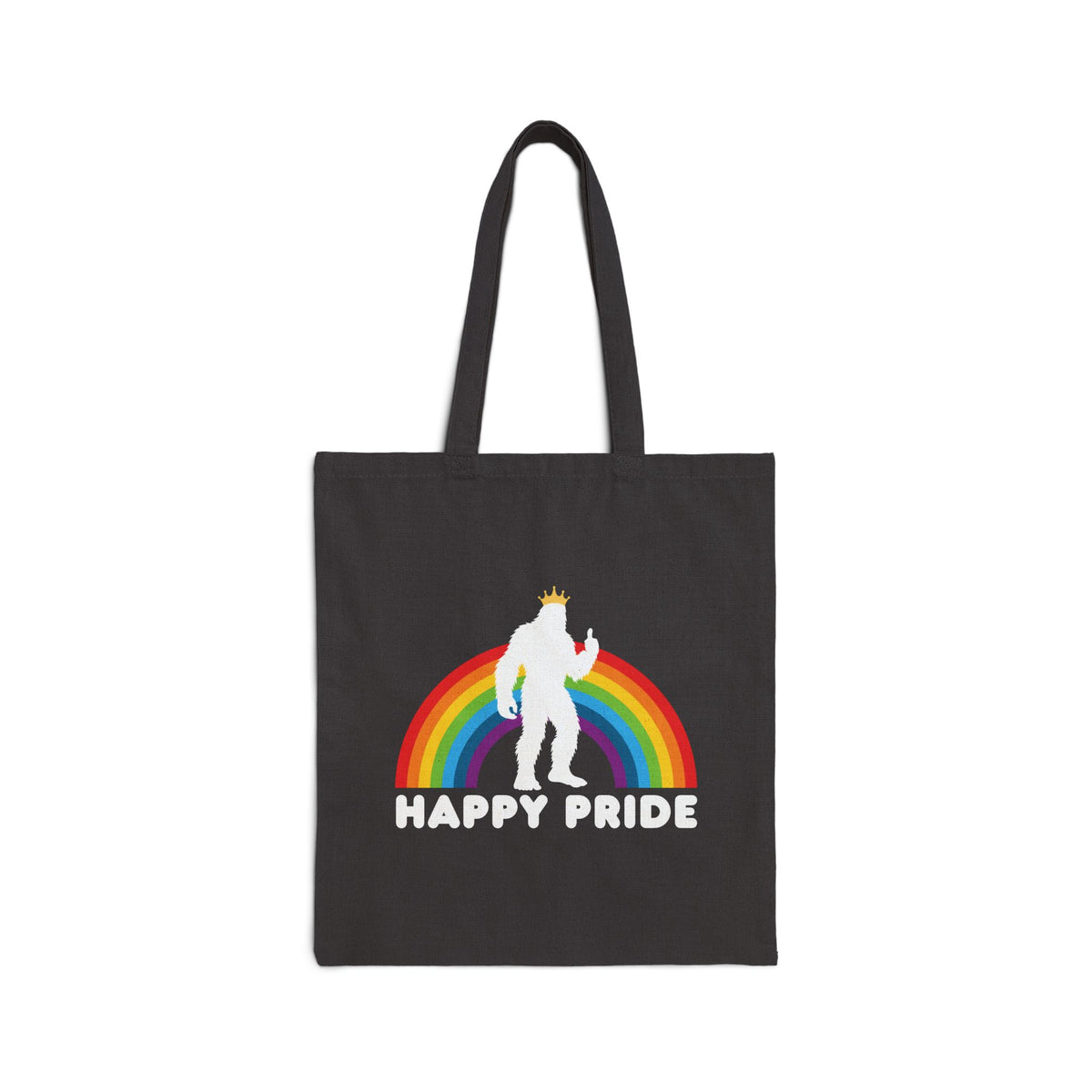 Bigfoot's Pride Parade Cotton Canvas Tote Bag