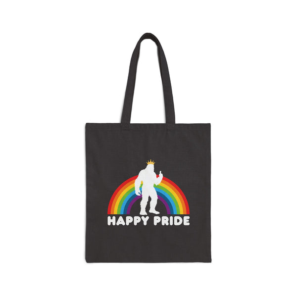 Bigfoot's Pride Parade Cotton Canvas Tote Bag