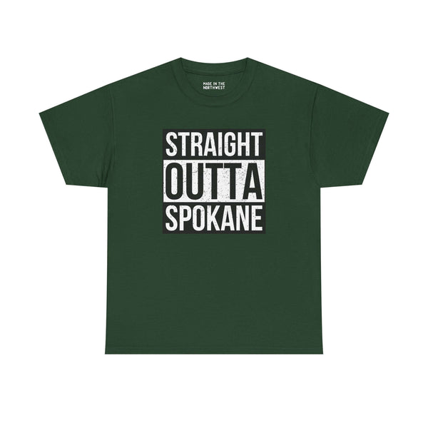 Straight Outta Spokane Athletic Tee