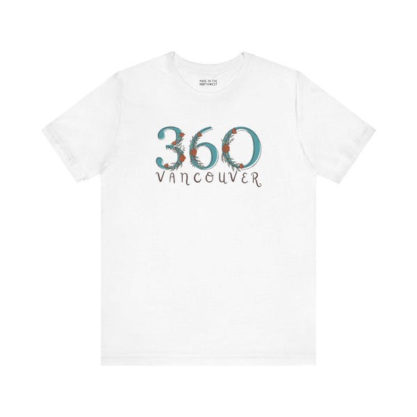 360 Floral Area Code Premium Soft Tee