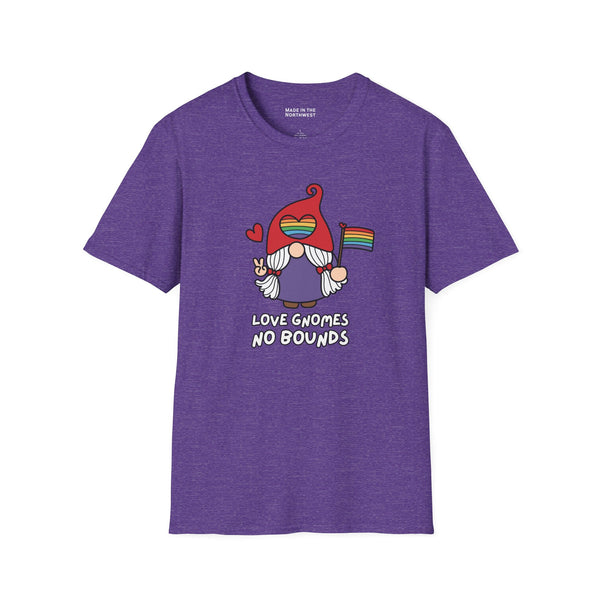 Love Gnomes No Bounds T Shirt