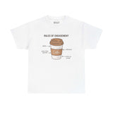 Coffee Edition Athletic Tee with coffee cup and 