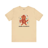 I Brake for Bigfoot Soft Tee Show your playful side and love for local folklore with our 