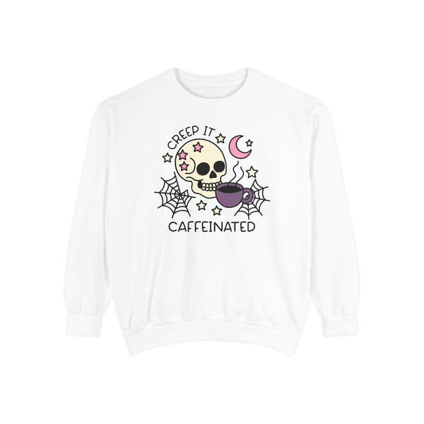 Creep it Caffeinated Garment Relaxed Sweatshirt