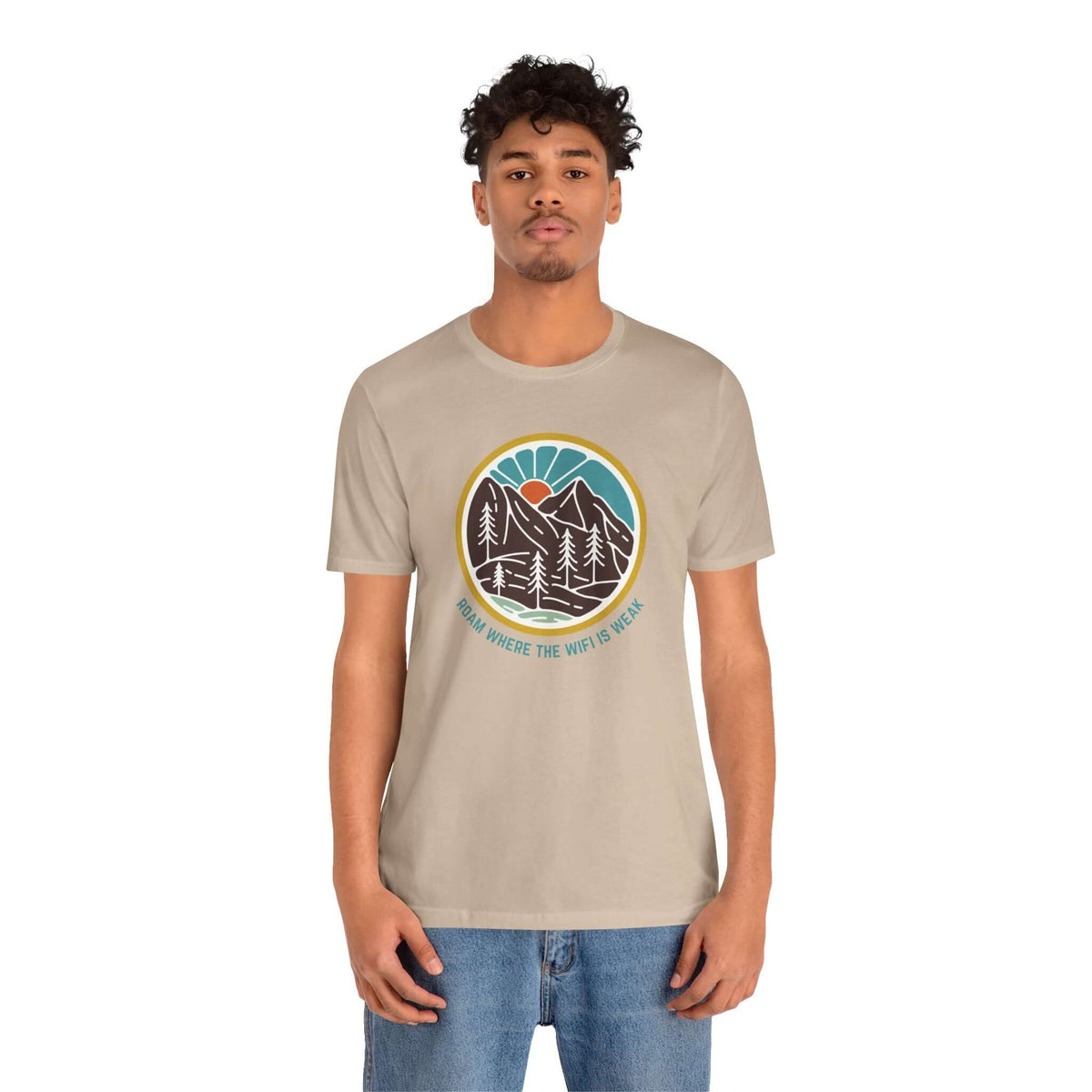 Roam Where the Wifi is Weak Hiking Soft Tee