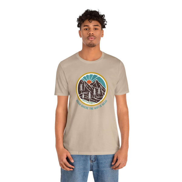 Roam Where the Wifi is Weak Hiking Soft Tee