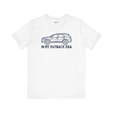 In My Outback Era car lover premium soft tee featuring a Subaru Outback design, perfect for PNW lifestyle enthusiasts.