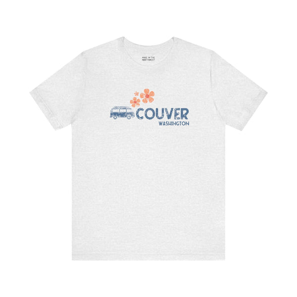 Groovy VAN-Couver Vibes Soft Tee Cruise through nostalgia with our groovy VAN-Couver Vibes tee from the Motor Mania collection. This retro-inspired design features a van graphic cleverly paired with "-couver" to spell out "Vancouver," accented by faded fl