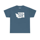 From the 509 Washington State Athletic Tee featuring Spokane star design, perfect for Eastern Washington pride.