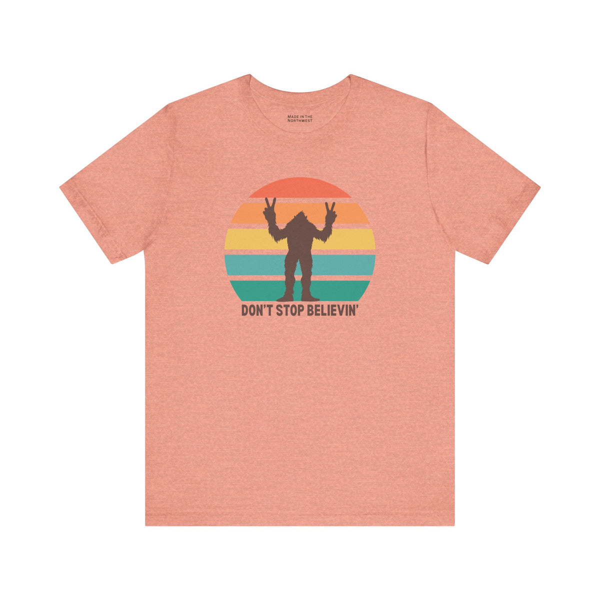 Don't Stop Believin' Bigfoot Premium Soft Tee