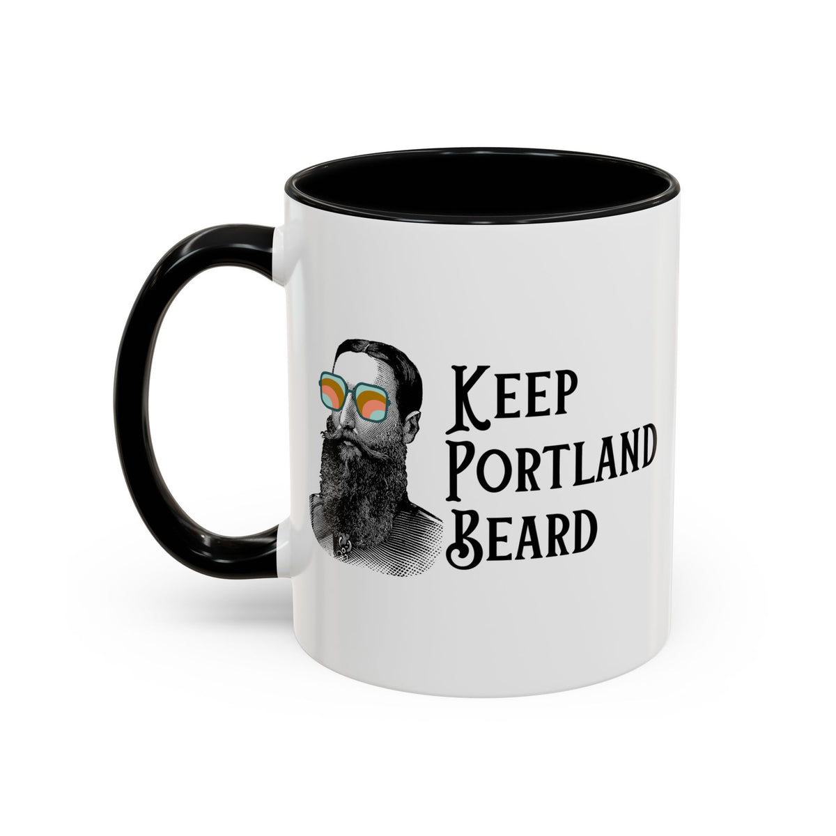 Keep Portland Beard Ceramic Coffee Mug