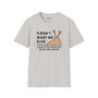 I Don’t Want No Slug T Shirt with playful slug illustration and cheeky text in a light gray color.