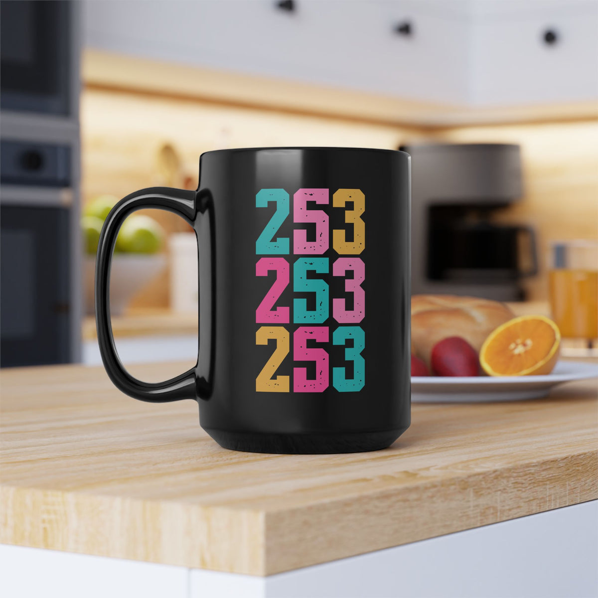Two Five Three Electric Pop Coffee Mug