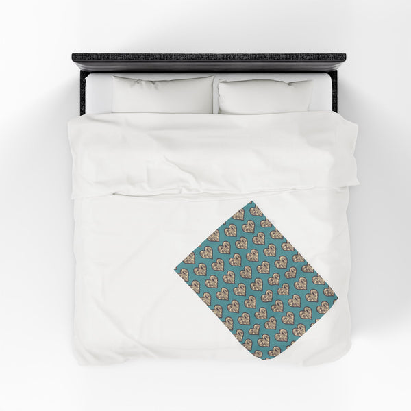Washington State of Mind Heart Lightweight Cozy Blanket