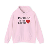 Pink hoodie with 