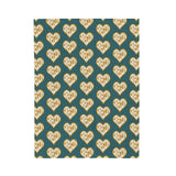 Oregon State of Mind Heart Lightweight Cozy Blanket with Oregon pattern design.