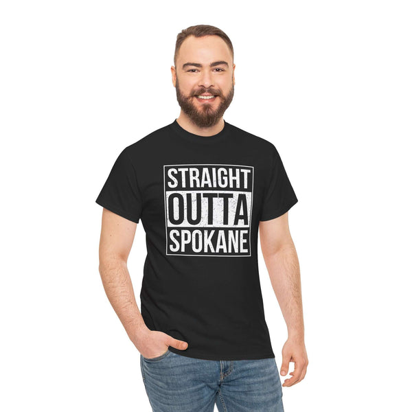 Straight Outta Spokane Athletic Tee