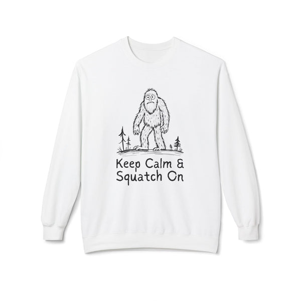 Keep Calm & Squatch On Softstyle Midweight Sweatshirt