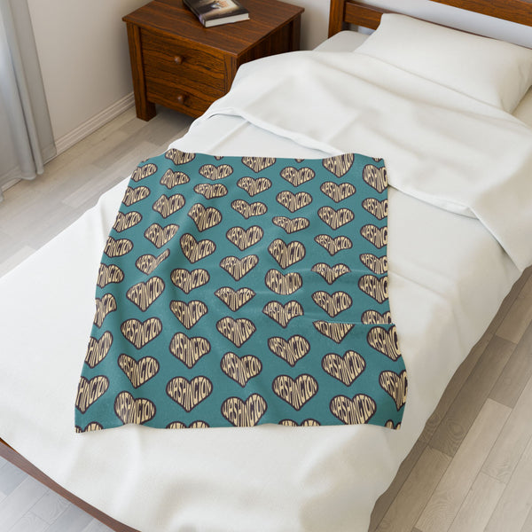 Washington State of Mind Heart Lightweight Cozy Blanket