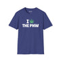 I Marijuana the PNW T Shirt in navy blue with bold graphic and minimalist design.
