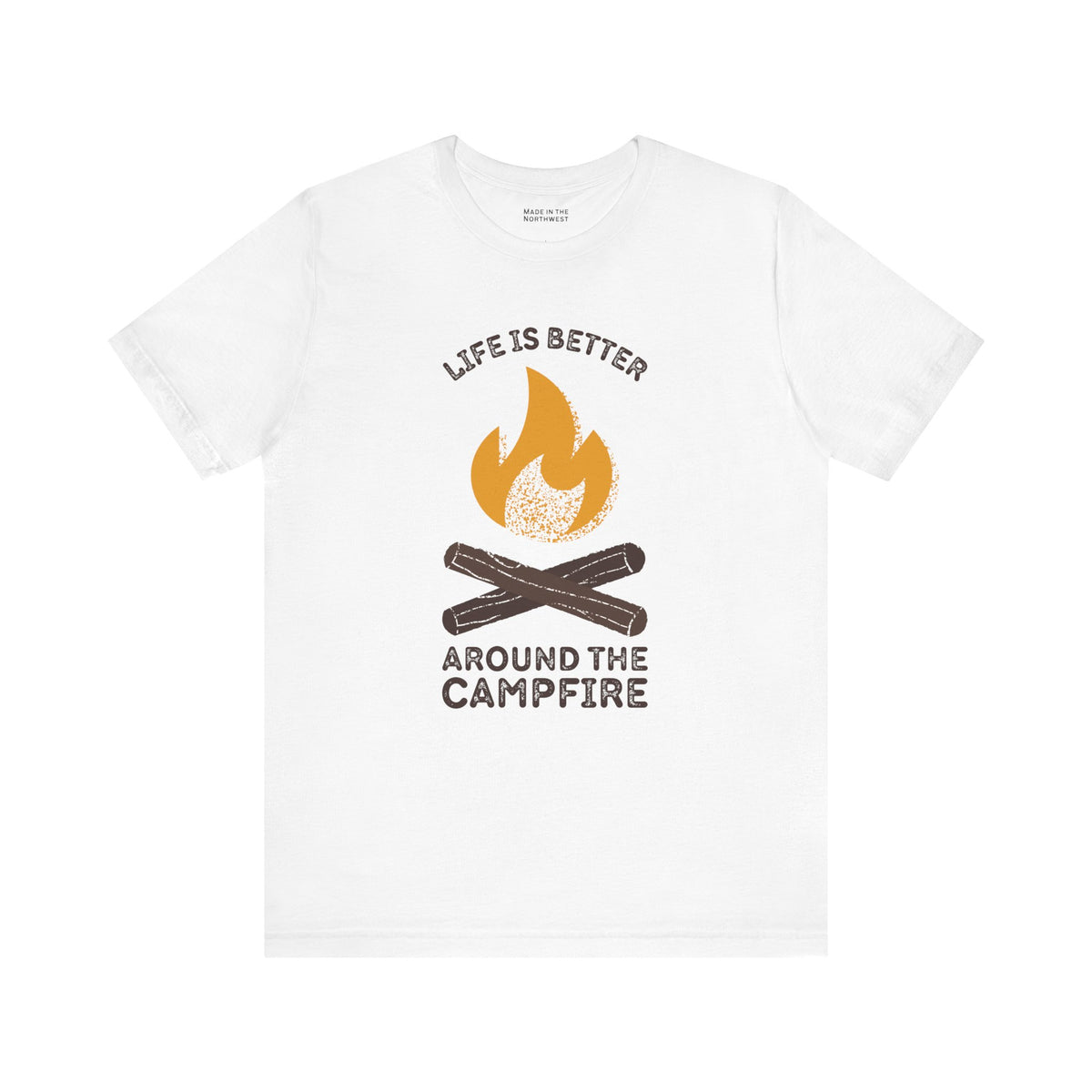 Cozy Campfire Chronicles Premium Soft Tee