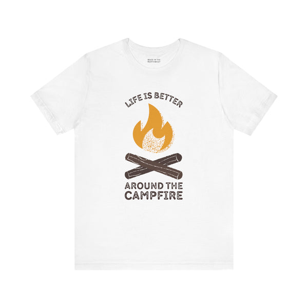 Cozy Campfire Chronicles Premium Soft Tee