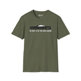 No Right to Be This Good Looking softstyle t-shirt featuring a sleek 1965 Pontiac Bonneville design, perfect for car enthusiasts.