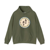 Green hoodie with 