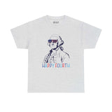 Fourth of July George Washington tee with USA sunglasses and 