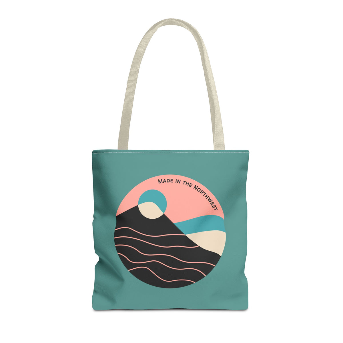 Pacific Peaks Modern Circle Durable Everyday Tote