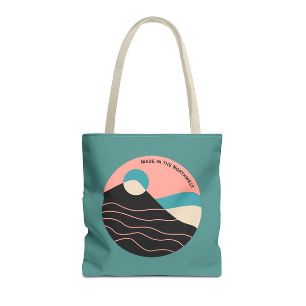 Pacific Peaks Modern Circle Durable Everyday Tote