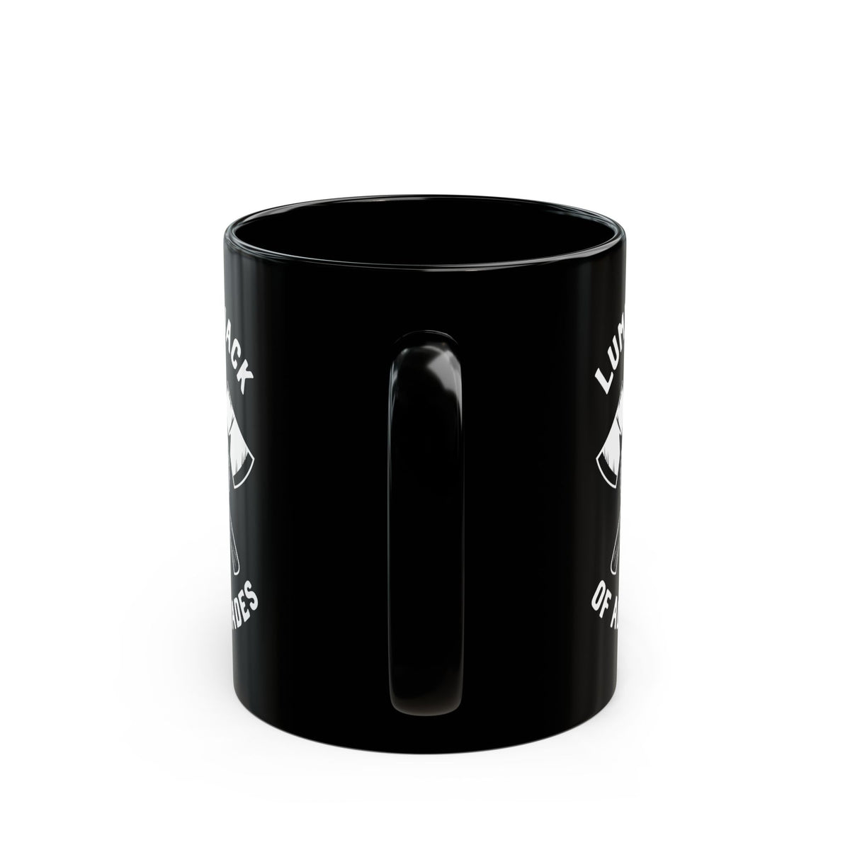 Lumberjack of All Trades Black Ceramic Coffee Mug