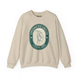 Cozy Grower's Union Local 420 sweatshirt featuring hand illustration holding a joint, perfect for 420 culture enthusiasts.