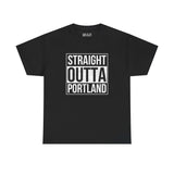 Black athletic tee with 