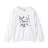 White sweatshirt with 