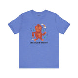 I Brake for Bigfoot Soft Tee Show your playful side and love for local folklore with our 