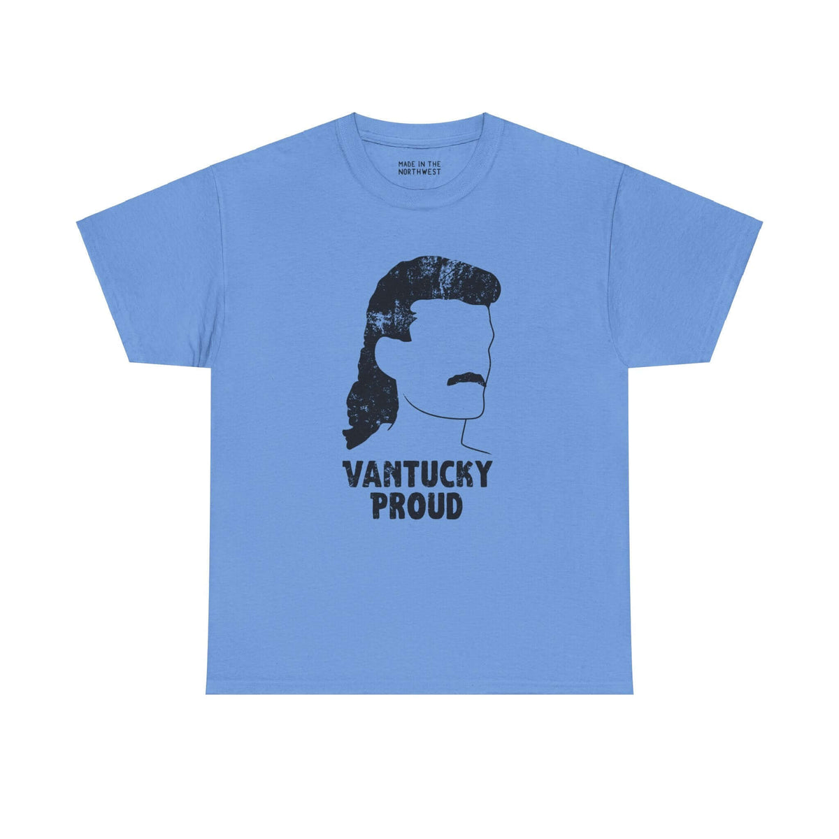 Blue Vantucky Proud tee with Billy Ray Slammer graphic featuring bold retro design and 'Couve pride.