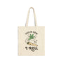 This is How I Roll Marijuana Cotton Canvas Tote Bag