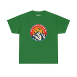 Green athletic tee with 