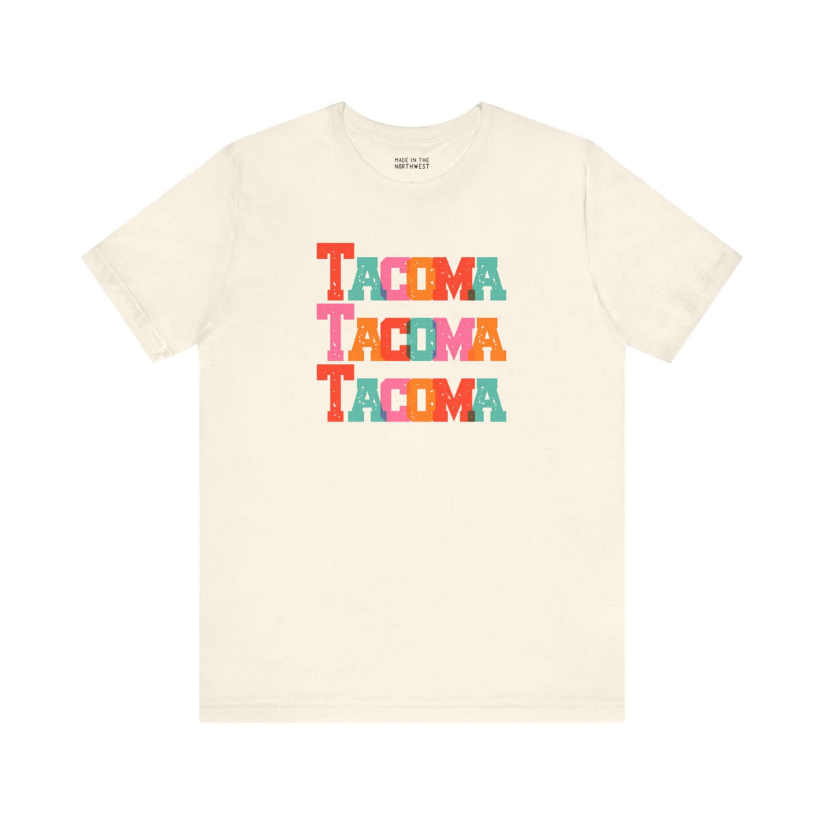 Bold and Bright Tacoma Trio Premium Soft Tee