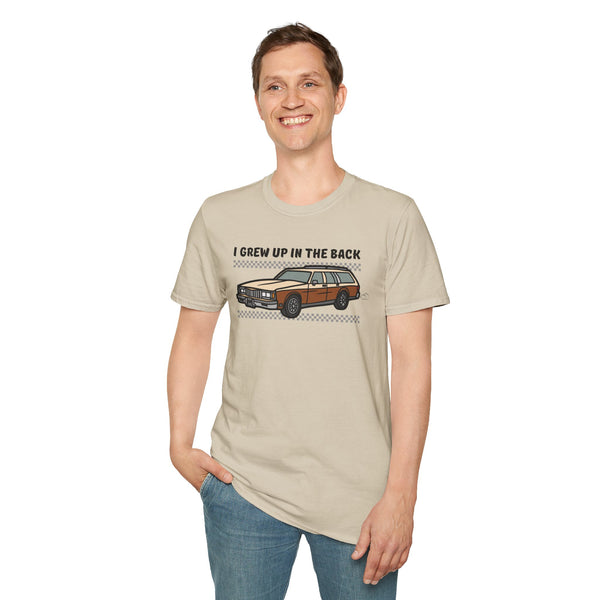 I Grew Up in the Back Wagon Softstyle T-Shirt