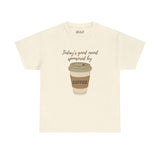 Beige tee with 