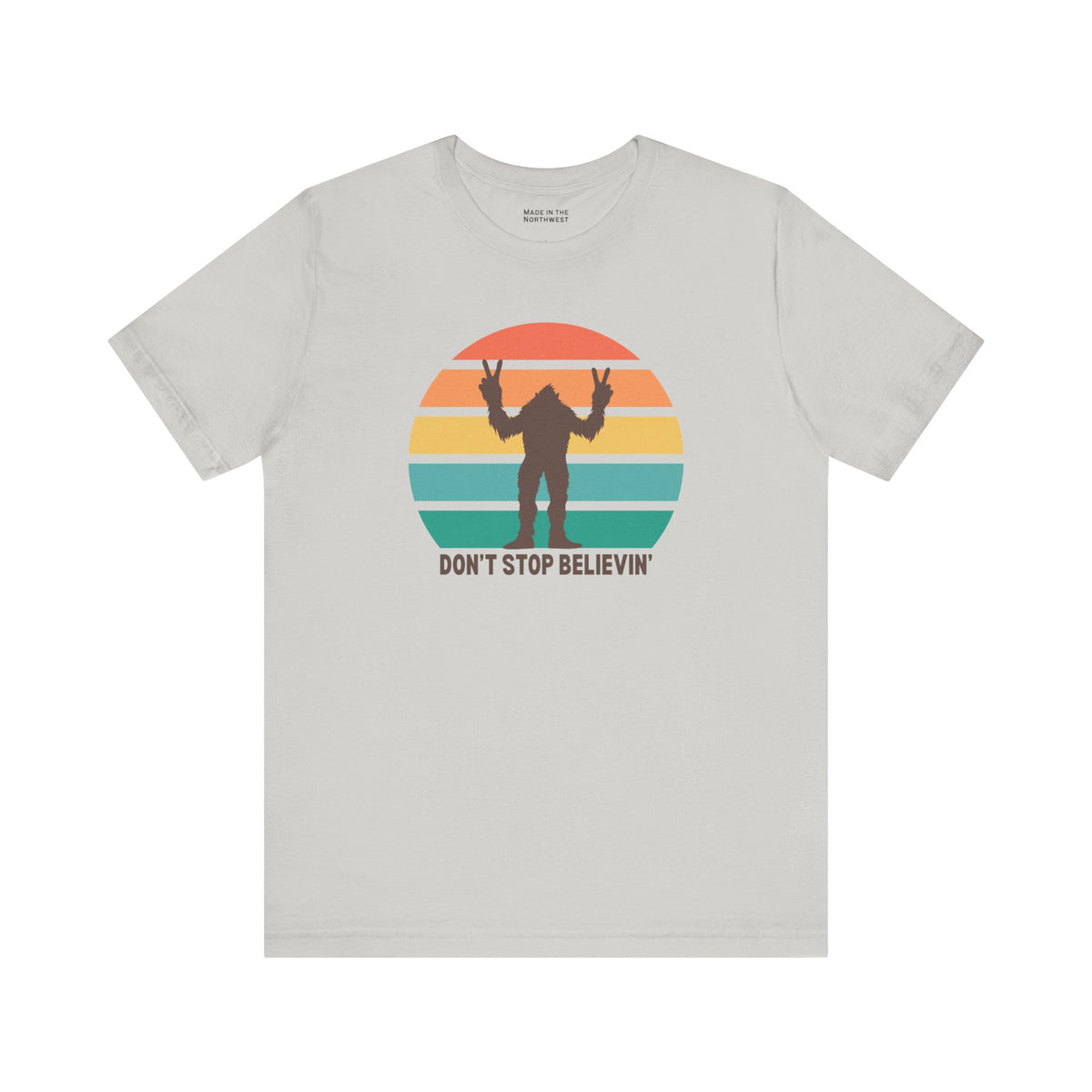 Don't Stop Believin' Bigfoot Premium Soft Tee